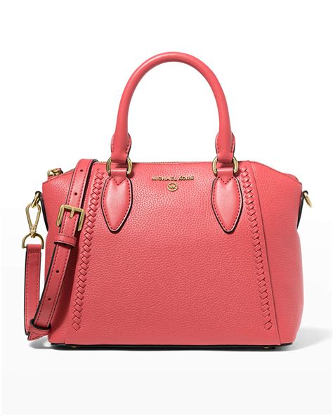 sandrine sienna michael kors|michael kors sienna leather messenger.